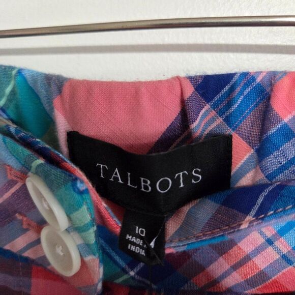 NWT TALBOTS PLAID MIDI FULL SKIRT SIZE 10 / MEDIUM - Picture 14 of 16